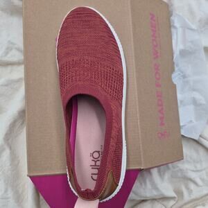 NEW Ryka Vista Slip on Sneakers Red Clay Women's size 10